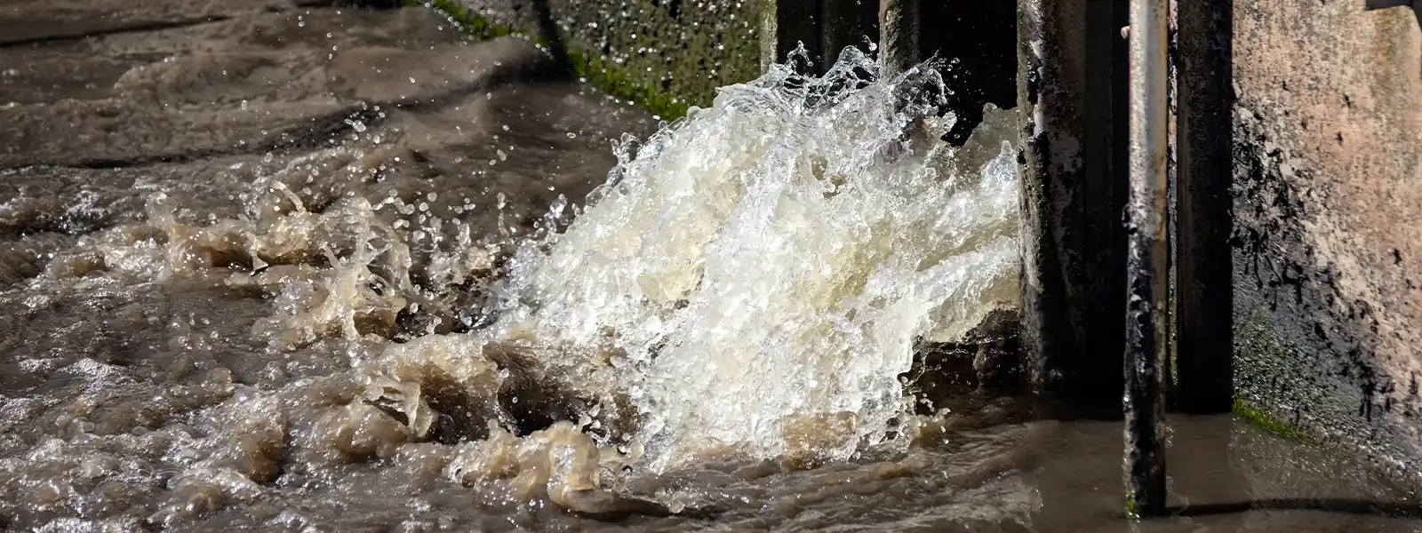 water splashing in sanitary tanks